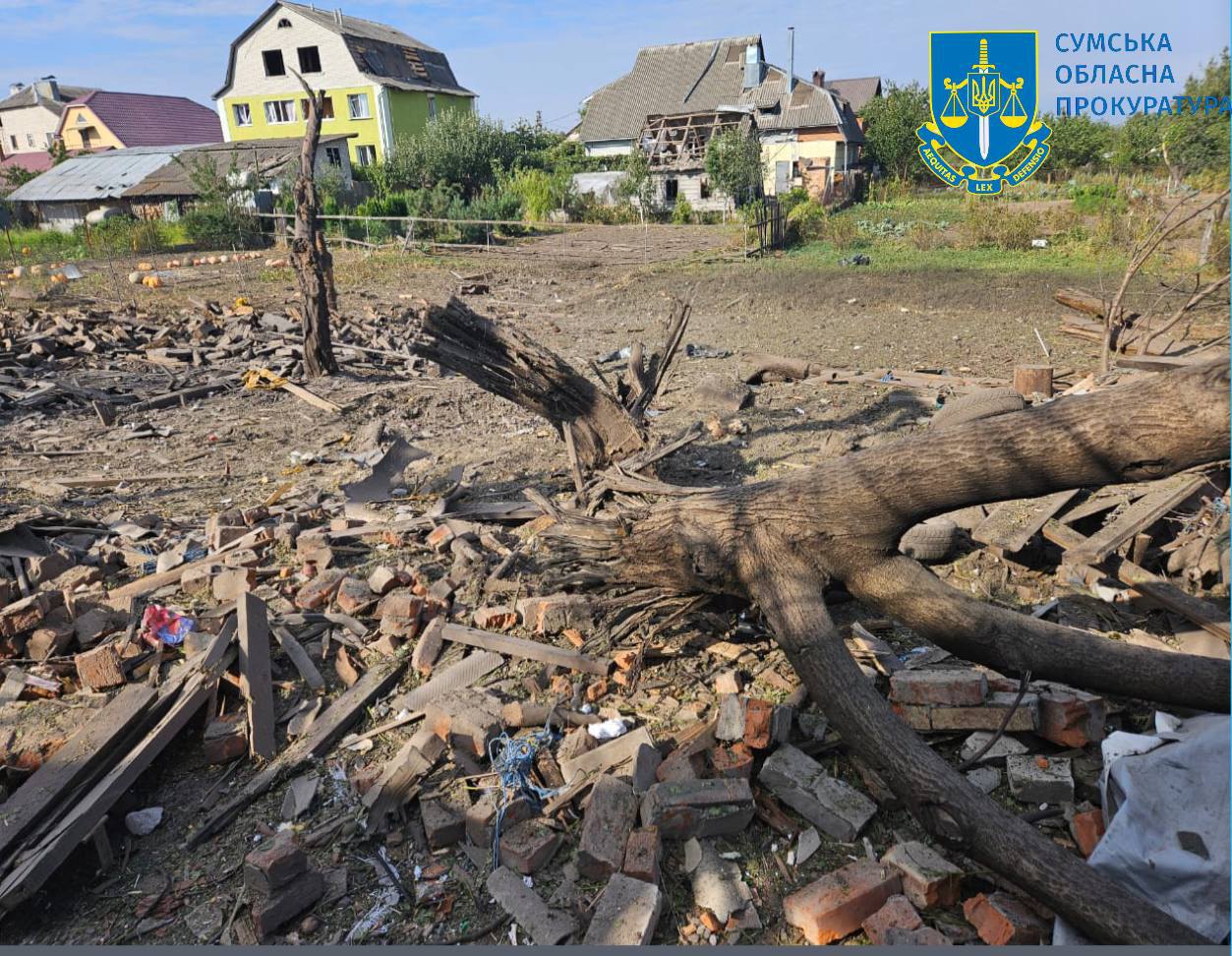 Наслідки обстрілу по Глухову