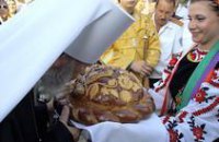 В Днепропетровске митрополит Владимир освятил скульптуру Иоанна Крестителя