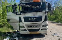 Росіяни атакували FPV-дроном вантажний автомобіль у Вовчанську Харківської області