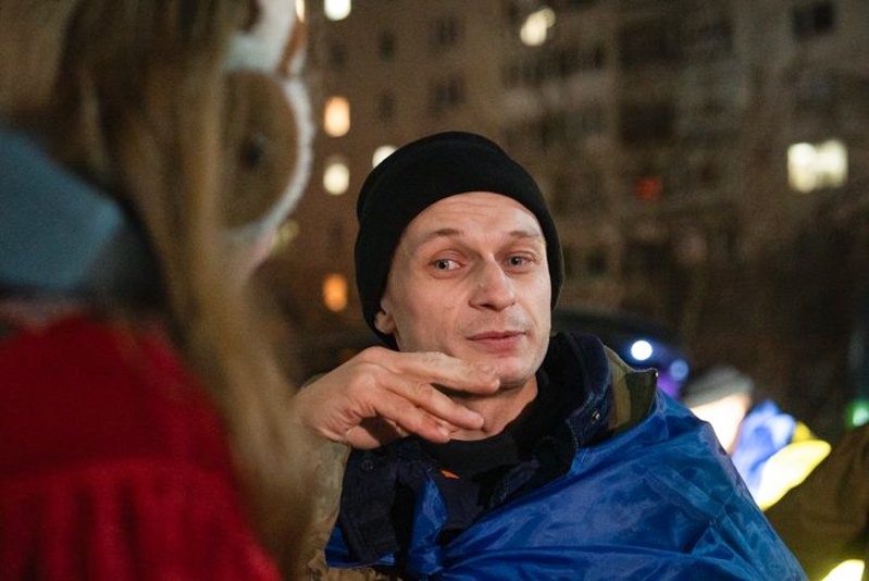 Роман Борщ, колишній журналіст, військовий, після звільнення з полону, 30 грудня 2024 року. 