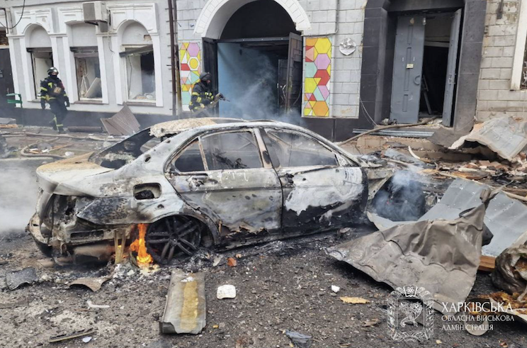 Удар по Харкову