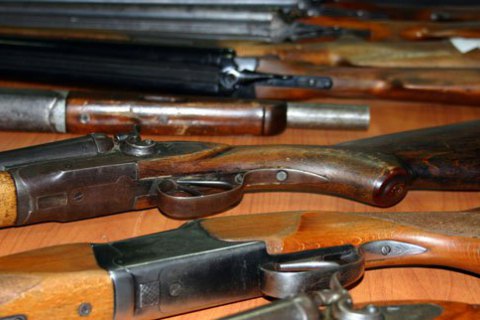 Полиция изъяла арсенал оружия в Киевской области