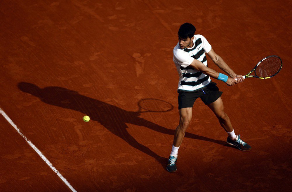 Карлос Алькарас під час фіналу