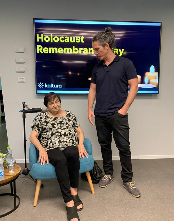 Зустріч із Рахеллю Ейтан, жінкою, що пережила Голокост.