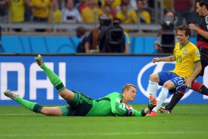 Бразилия "перебила" Германию по количеству ударов по воротам