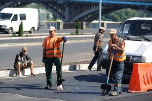 Ремонт киевских дорог закончат до конца месяца