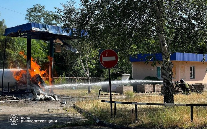 Росіяни завдали удару по АЗС у Марганці на Дніпропетровщині