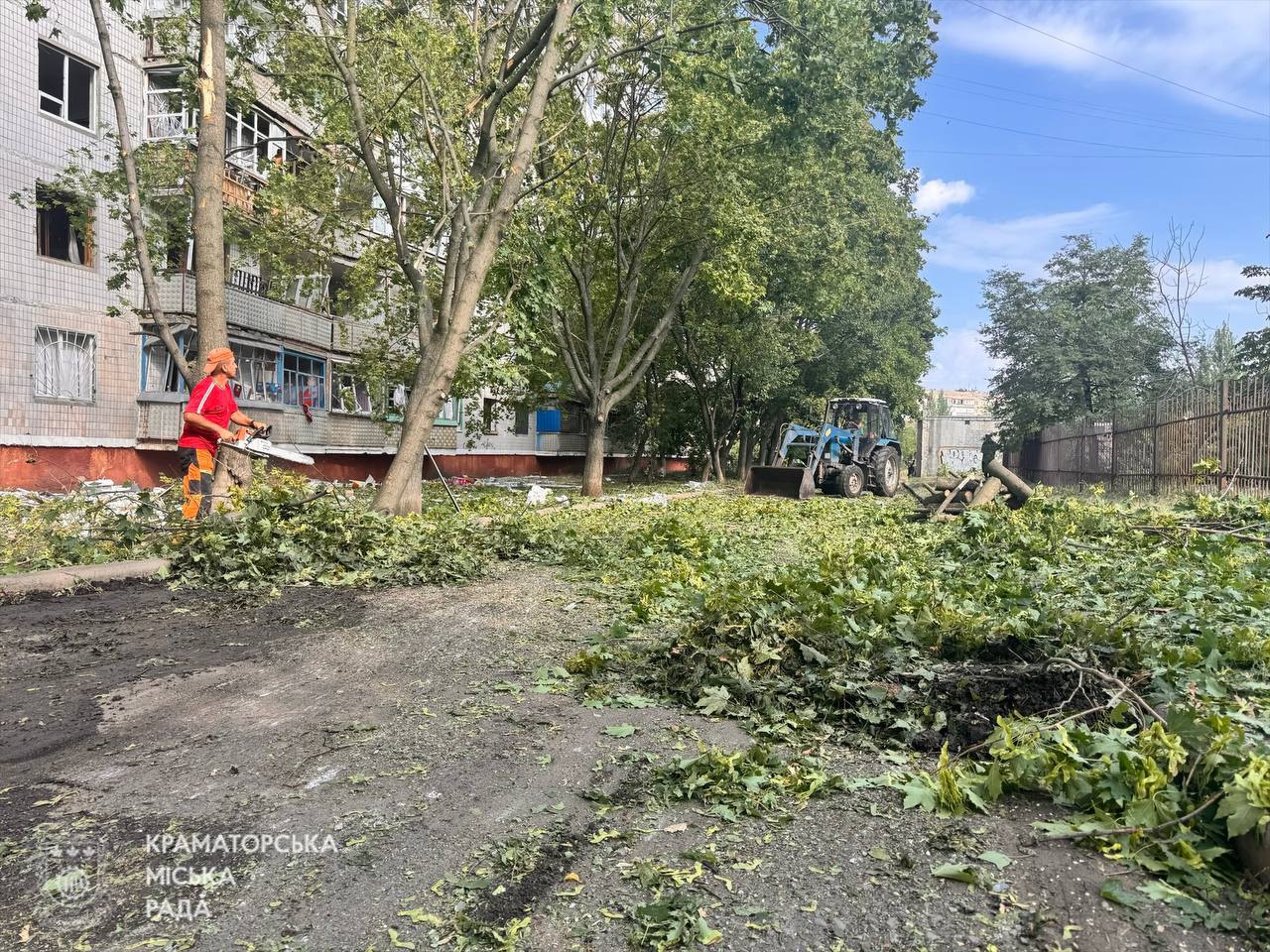 Ліквідація наслідків атаки