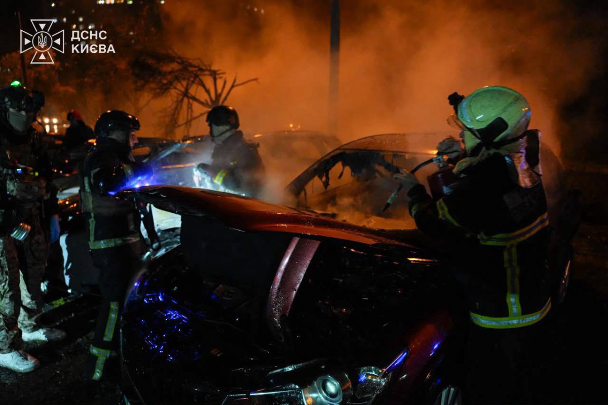 Consequences of the Russian attack in Kyiv