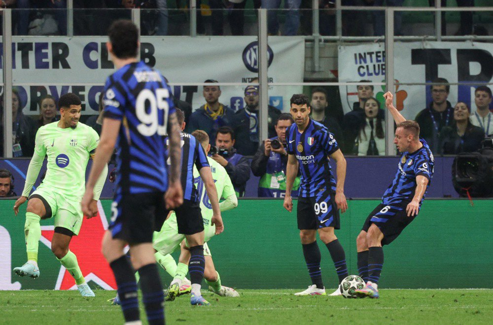 Фраттезі під час переможного голу