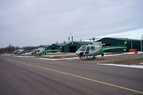 На Одесщину прибыли три новых французских вертолета для пограничников 