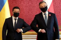 Президенты Украины и Польши обсудили дипломатические усилия по деэскалации 