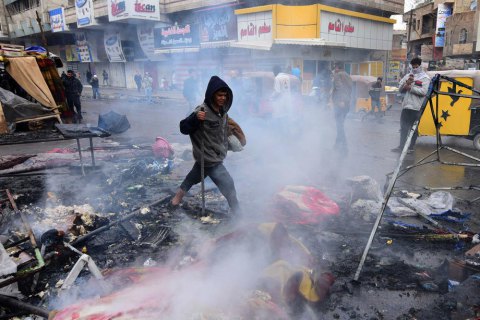 При разгоне антиправительственных протестов в Ираке 4 человека погибли, 44 ранены