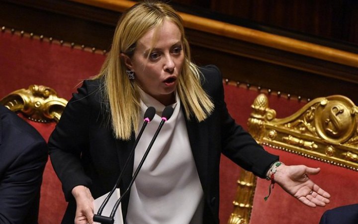 Голова уряду Італії Мелоні в парламенті пояснила необхідність подальшої підтримки України 