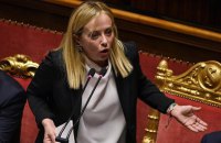Голова уряду Італії Мелоні в парламенті пояснила необхідність подальшої підтримки України 