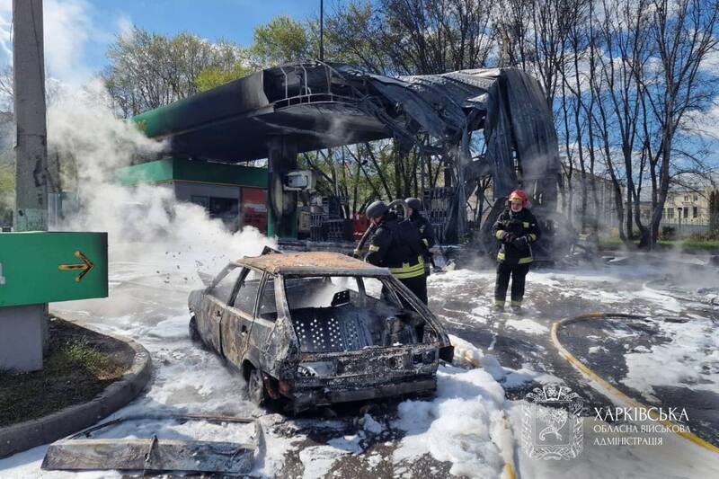 Наслідки обстрілу Харкова