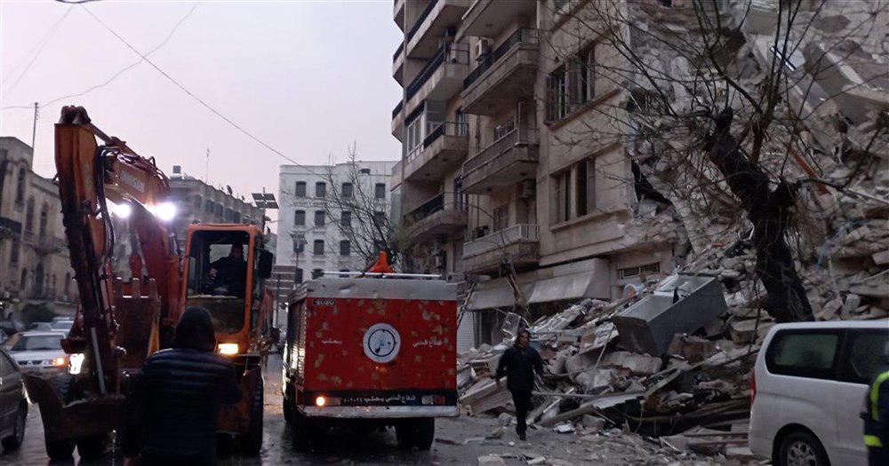 Наслідки землетрусу в місті Арманаз, губернаторство Ідліб, Сирія 6 лютого 2023 р.