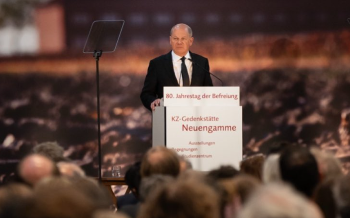 Шольц в останній промові в ролі канцлера Німеччини закликав до миру