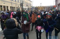 В Киеве прошла акция против "Национальных дружин"