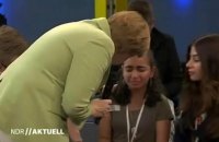 Меркель довела палестинскую девочку до слез жесткими словами о мигрантах