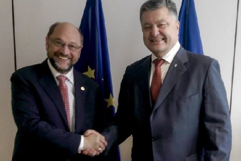 Порошенко в Брюсселе встретился с главой Европарламента