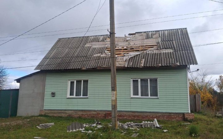 Ворожий безпілотник влучив у житловий будинок на Чернігівщині