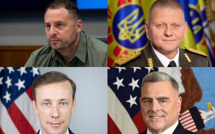 Залужний, Єрмак, Салліван і Міллі обговорили посилення оборони України