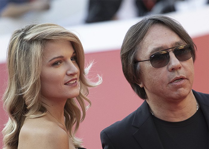 Ренат Давлетьяров з дружиною Євгенією Малаховою на 13-му Міжнародному кінофестивалі в Римі