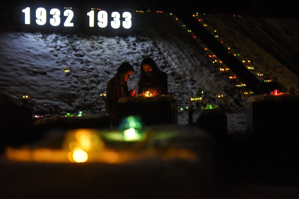 Ушанування жертв Голодомору, Київ, 27 листопада 2021 року.
