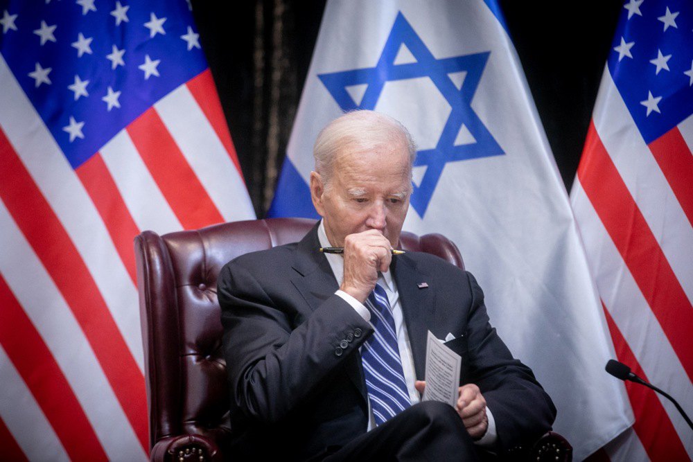 Президент США Джо Байден під час візиту до Ізраїлю.