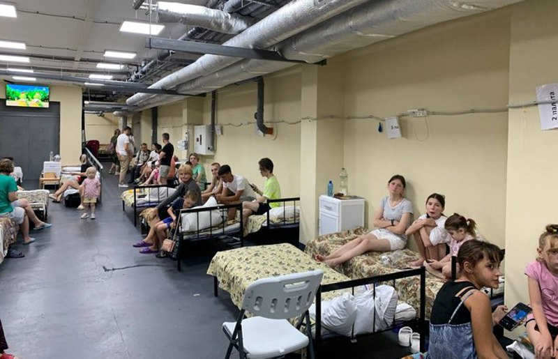 Пацієнти 'Охматдиту' в укритті, 8 липня 2024 р. 