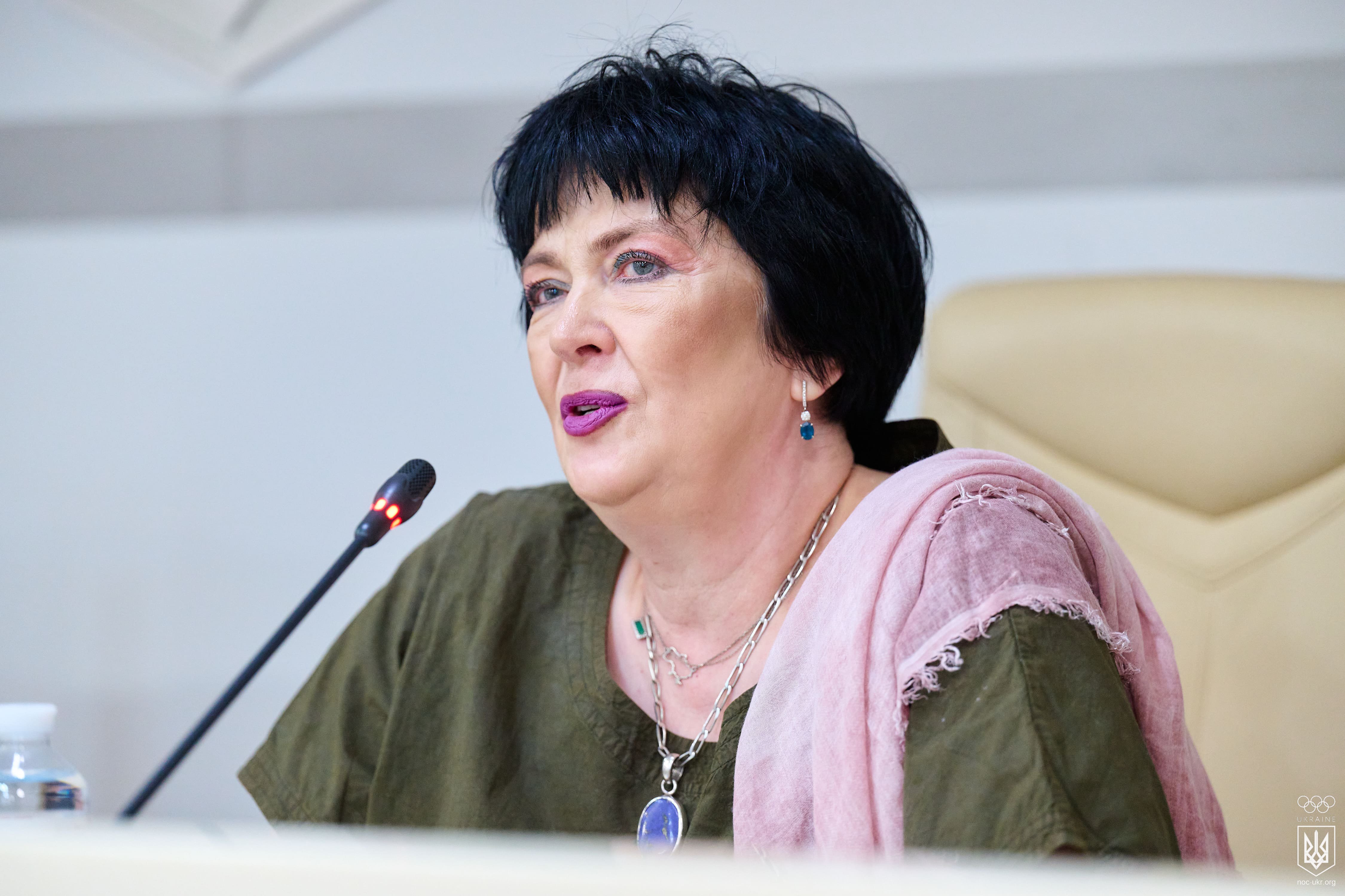 Ірина Дерюгіна під час нагородження