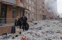 На Київщині внаслідок падіння уламків ворожих дронів пошкоджено будинки та автомобілі