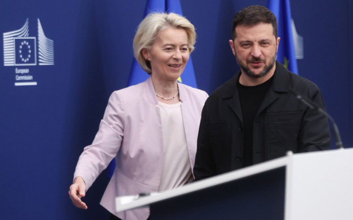 Рішення про свої кордони має ухвалювати лише Україна, ‒ фон дер Ляєн