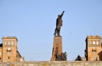 Жители Запорожья не пришли на митинг против сноса памятника Ленину