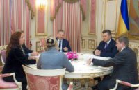 Янукович встретился с содокладчиками ПАСЕ