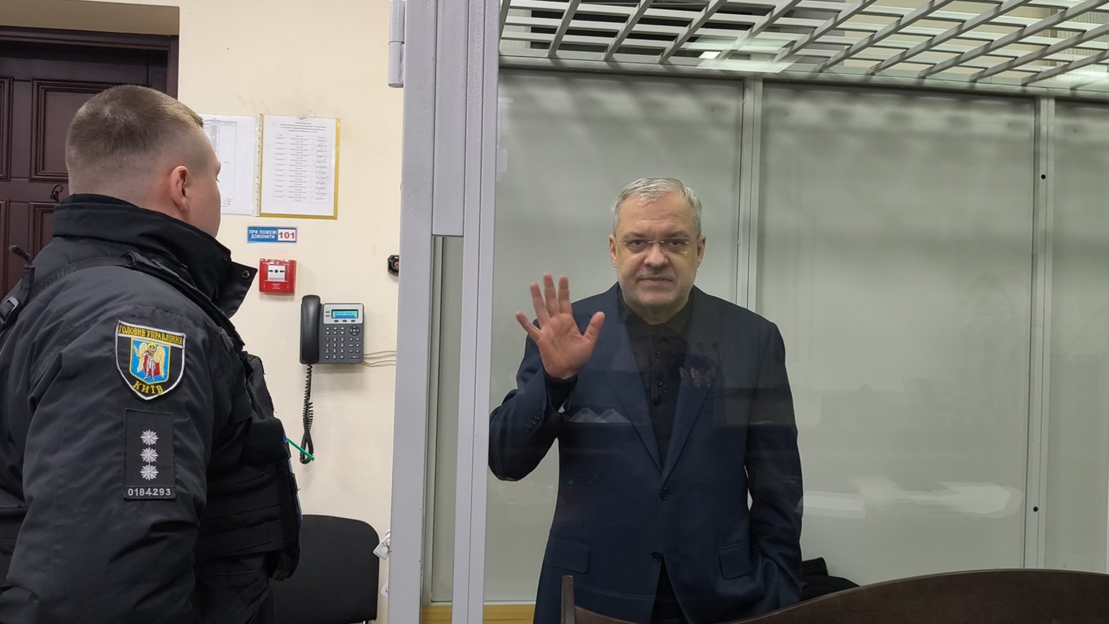 Герман Галущенко у залі Вищого антикорупційного суду, Київ, Україна, 16 лютого 2026 року. 
