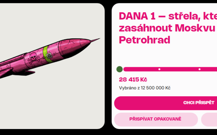Чеські волонтери збирають гроші на купівлю української ракети "Фламінго"