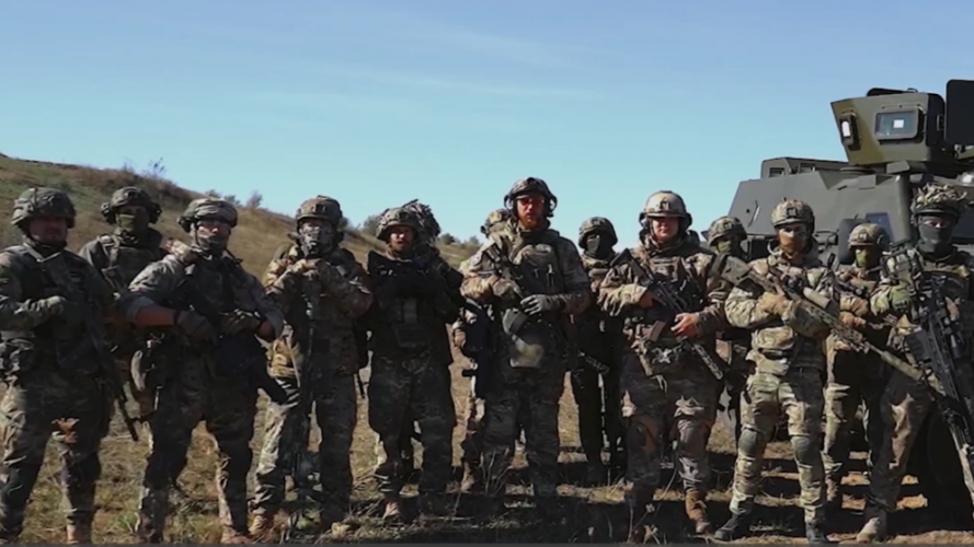 Бійці бригади ЛЮТЬ на передовій