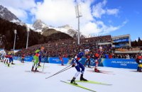 Олімпіада-2026: збірна України з біатлону фінішувала восьмою у змішаній естафеті