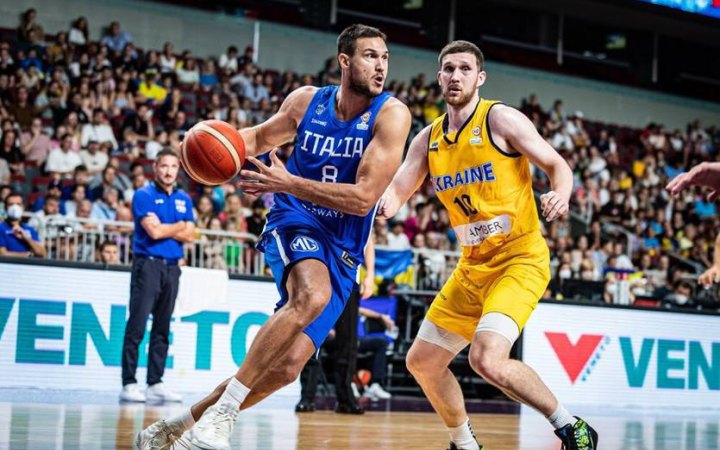 Чоловіча збірна України з баскетболу програла італійцям у матчі відбору на ЧС-2023