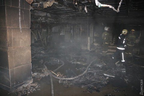 В Одессе сожгли игорный клуб