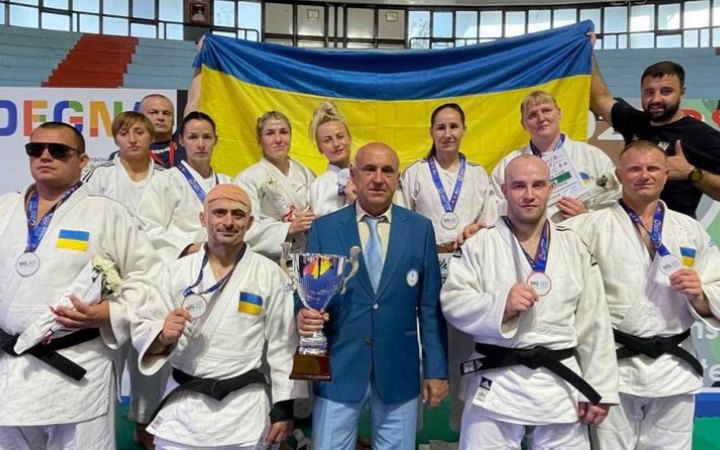 Збірна України виграла медальний залік чемпіонату Європи з парадзюдо