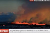 В Ісландії знову прокинувся вулкан – вдруге з початку року