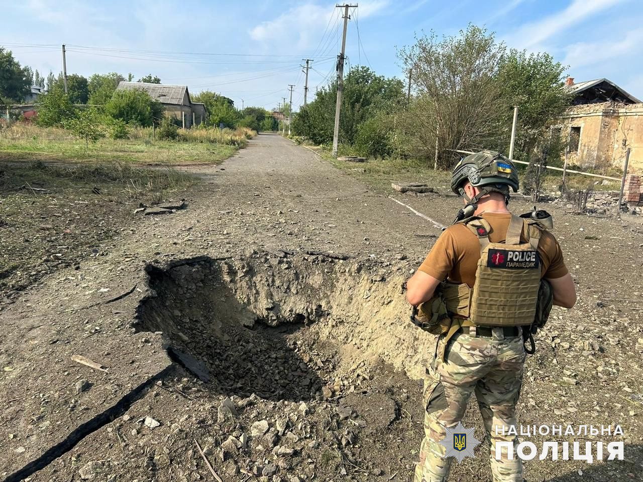 Наслідки обстрілу Донеччини