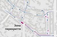 40-метровый участок улицы Ярославов Вал в Киеве станет пешеходным с 24 августа