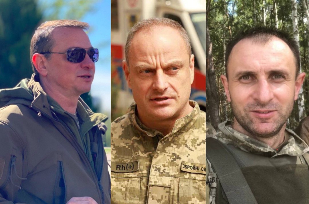 Зліва-направо: Андрій Странніков, Олександр Бродський і Ігор Хацевич