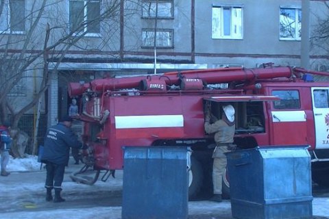 В Харькове горела 12-этажка