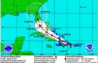 Во Флориде введено ЧП из-за тропического шторма "Эрика"