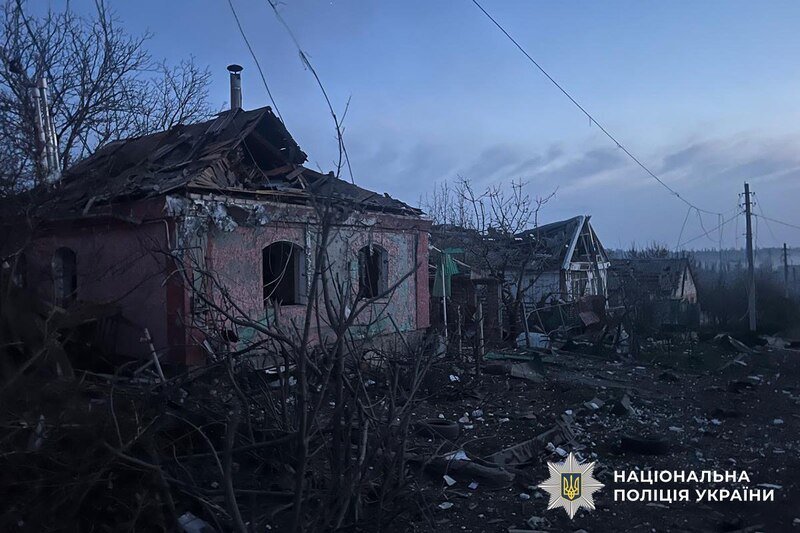 Наслідки обстрілів Донецької області росіянами 